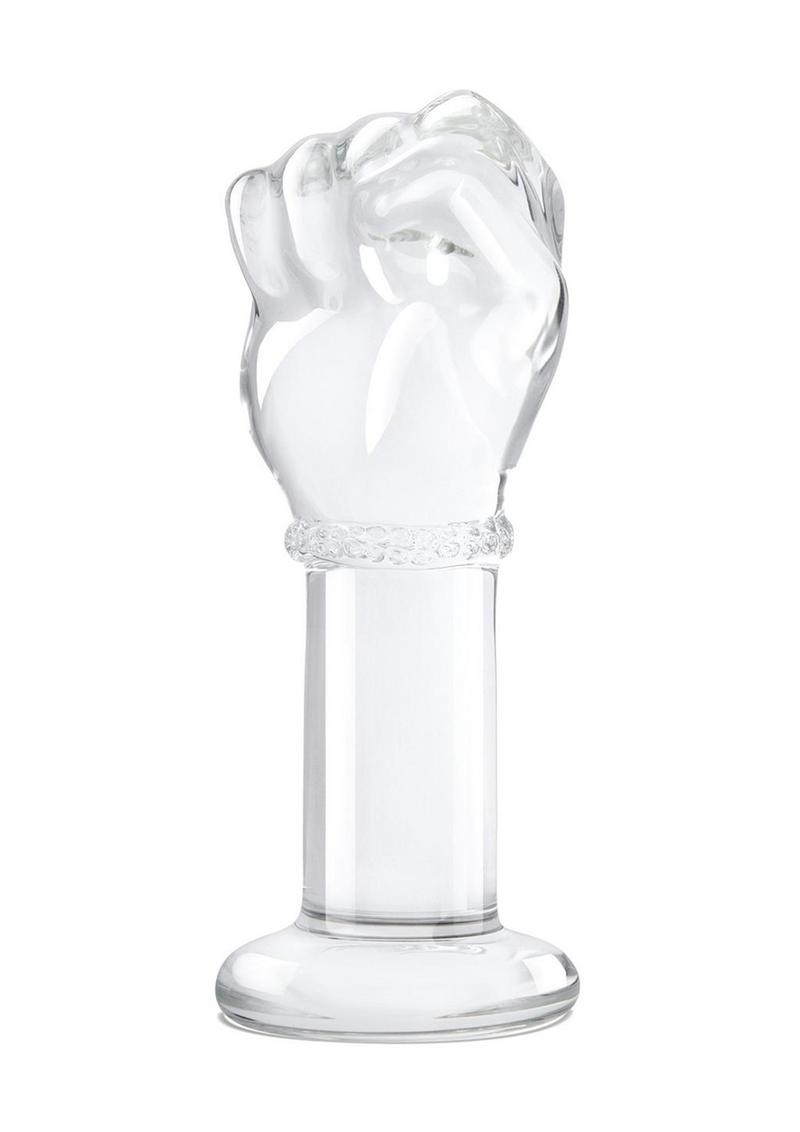 Load image into Gallery viewer, Glas Fist Glass Butt Plug - Clear - 5in
