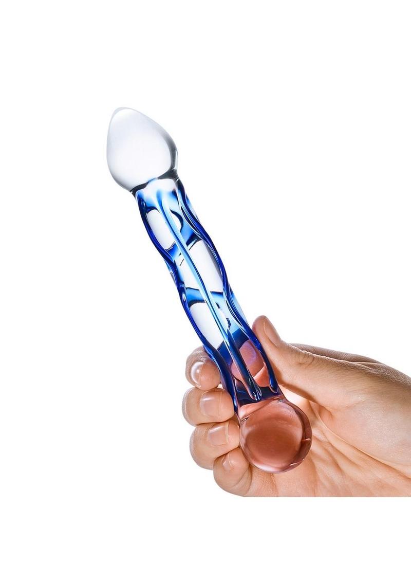 Load image into Gallery viewer, Glas Full Tip Glass Textured Dildo
