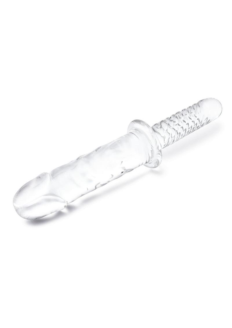 Load image into Gallery viewer, Glas Girthy Glass Cock Double Ended with Handle
