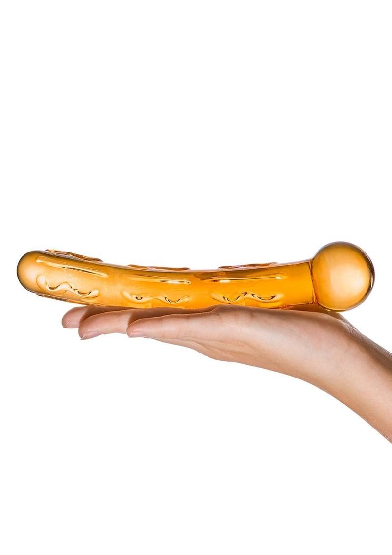 Load image into Gallery viewer, Glas Orange Tickler Glass Dildo
