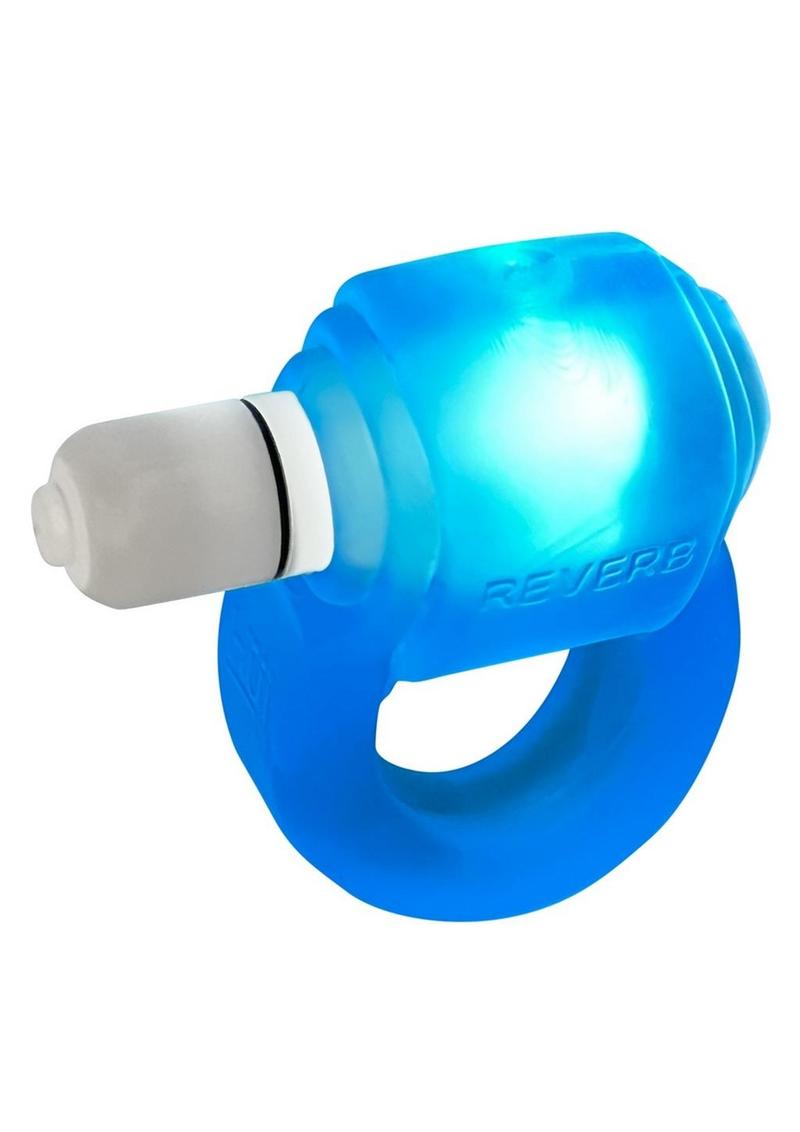 Load image into Gallery viewer, Glowdick Silicone Cockring with Led - Blue Ice
