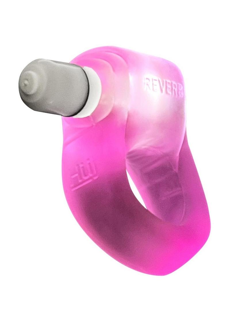 Load image into Gallery viewer, Glowdick Silicone Cockring with Led - Pink Ice - Pink
