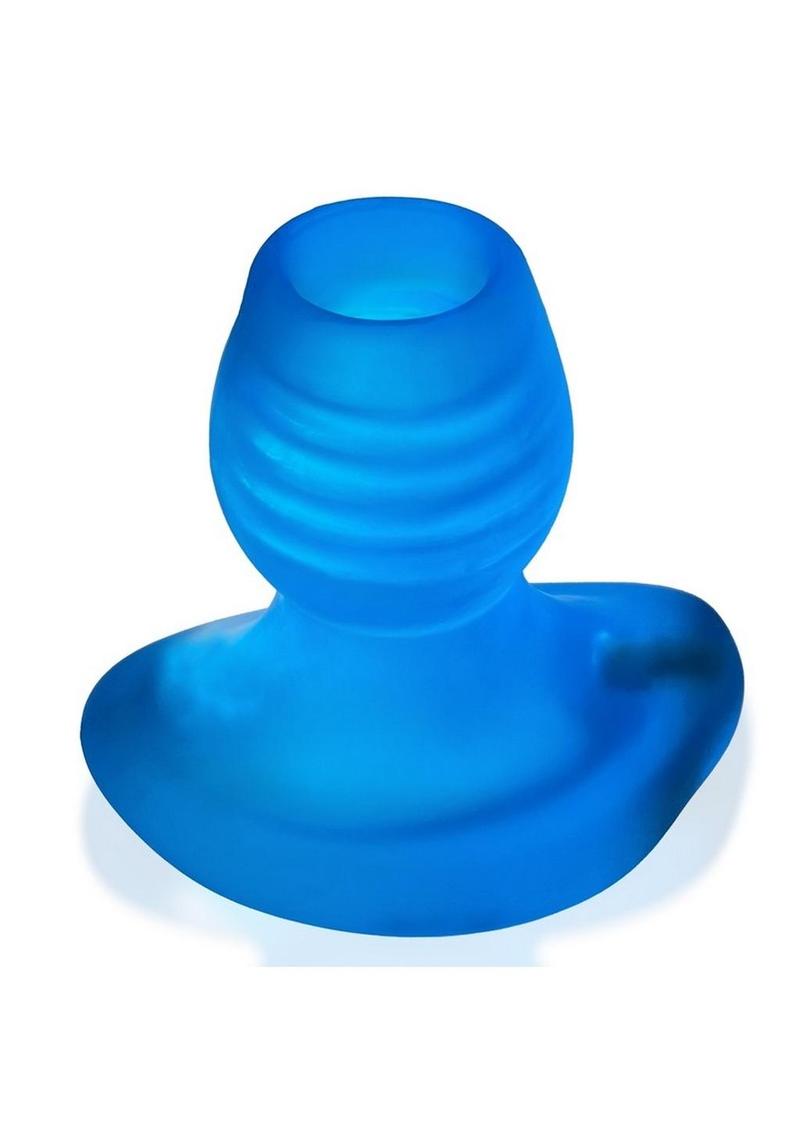 Load image into Gallery viewer, Glowhole 1 Hollow Buttplug with Led Insert - Small - Blue Morph - Blue - Small
