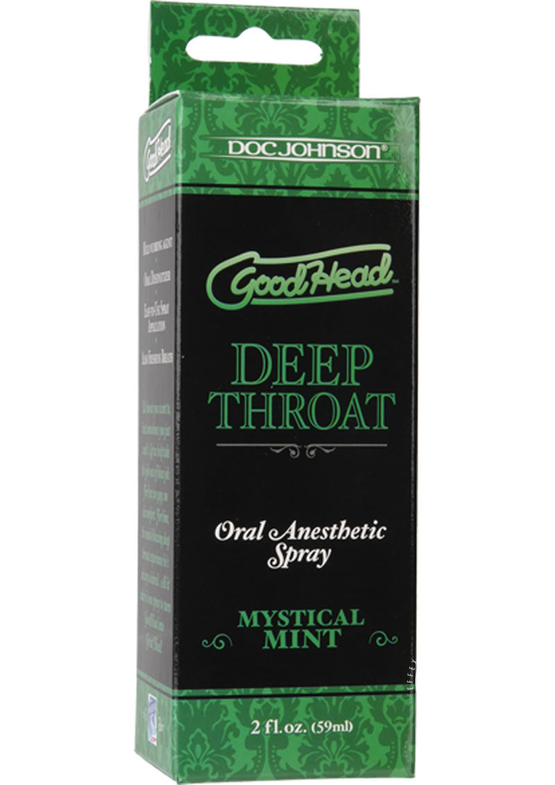 Load image into Gallery viewer, Goodhead Deep Throat Oral Anesthetic Spray Mystical Mint - 2oz
