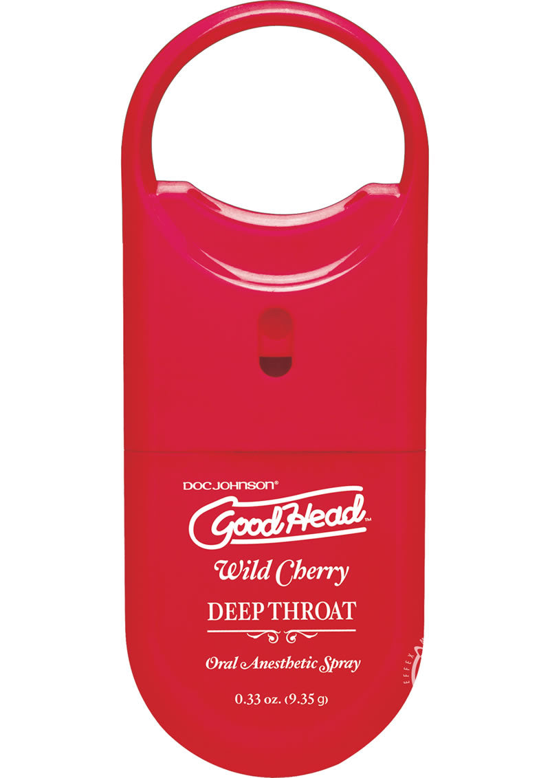 Load image into Gallery viewer, Goodhead Deep Throat To-Go Oral Anesthetic Spray Cherry - .33oz
