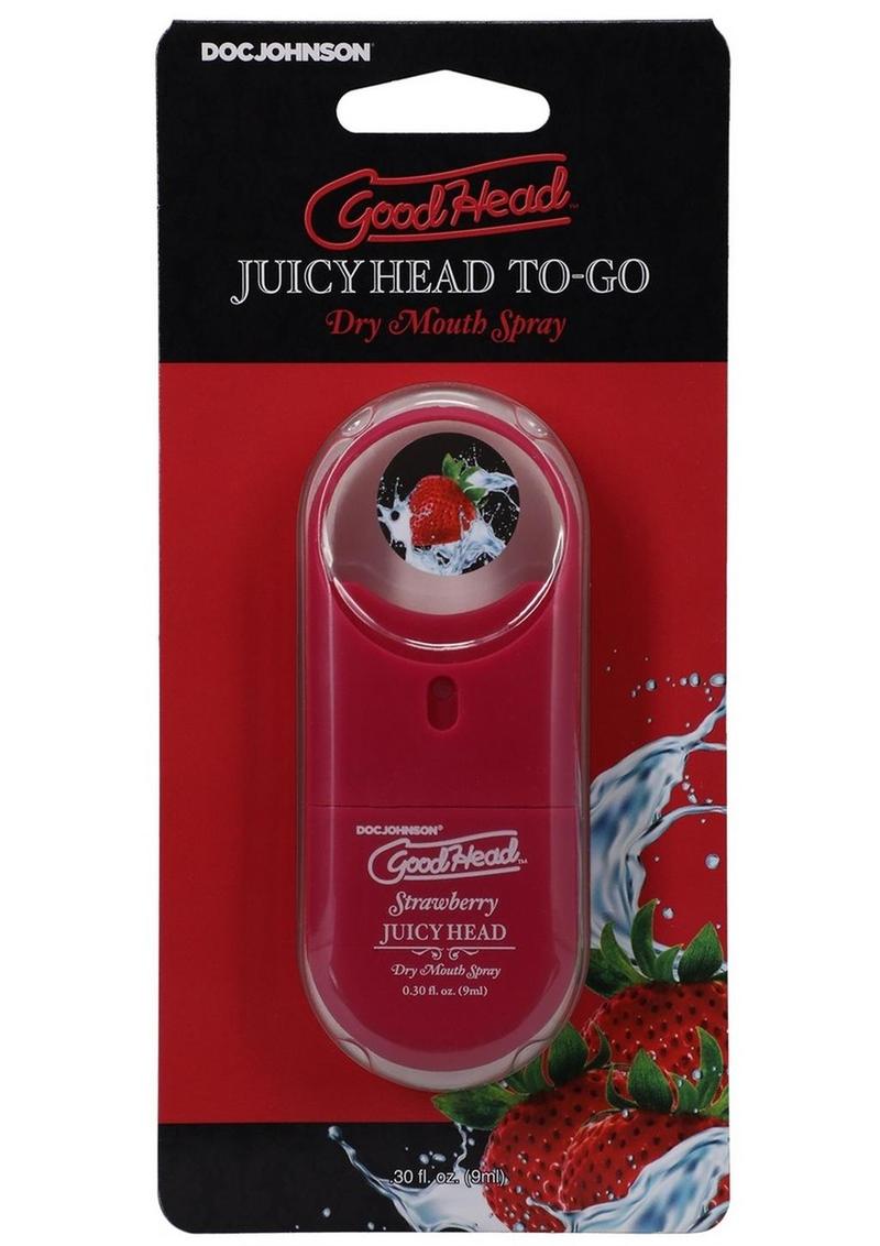 Load image into Gallery viewer, Goodhead Juicy Head Dry Mouth Spray To-Go Strawberry - .30oz
