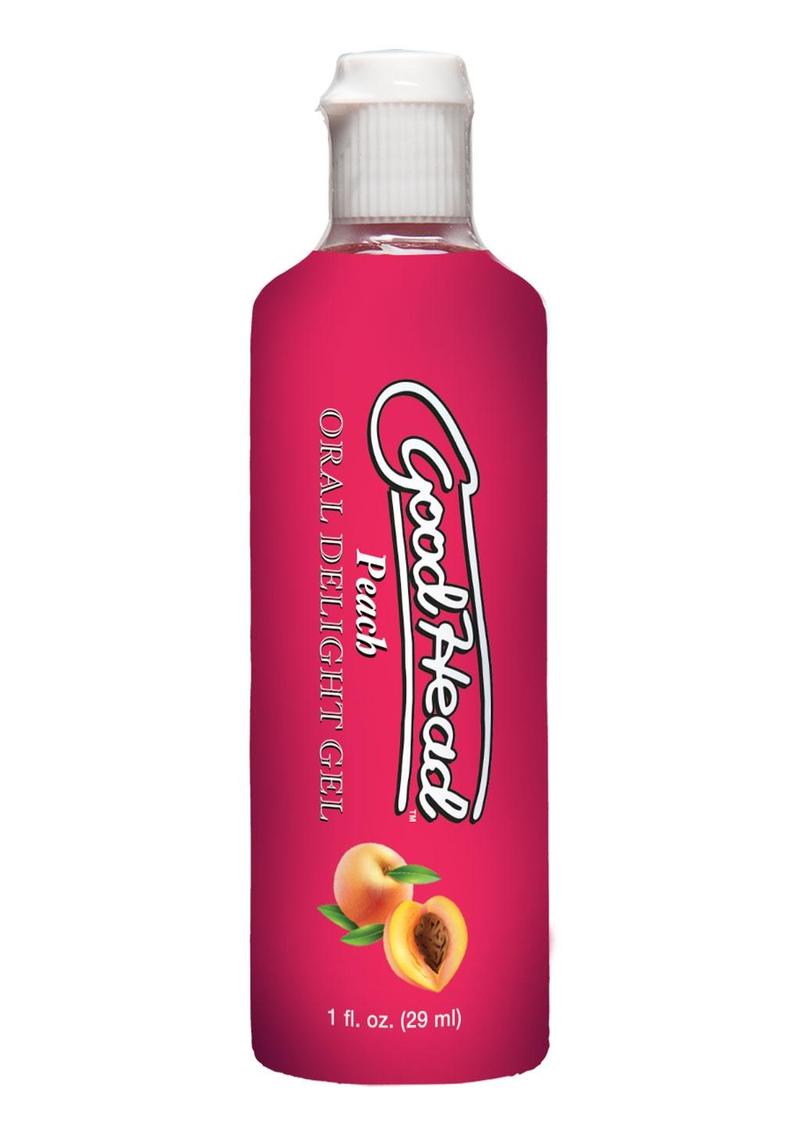 Load image into Gallery viewer, Goodhead Oral Delight Gel Flavored Peach - 1oz - Bulk
