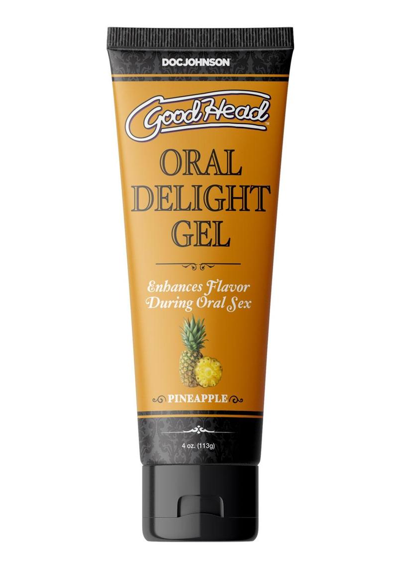 Load image into Gallery viewer, Goodhead Oral Delight Gel Flavored Pineapple - 4oz
