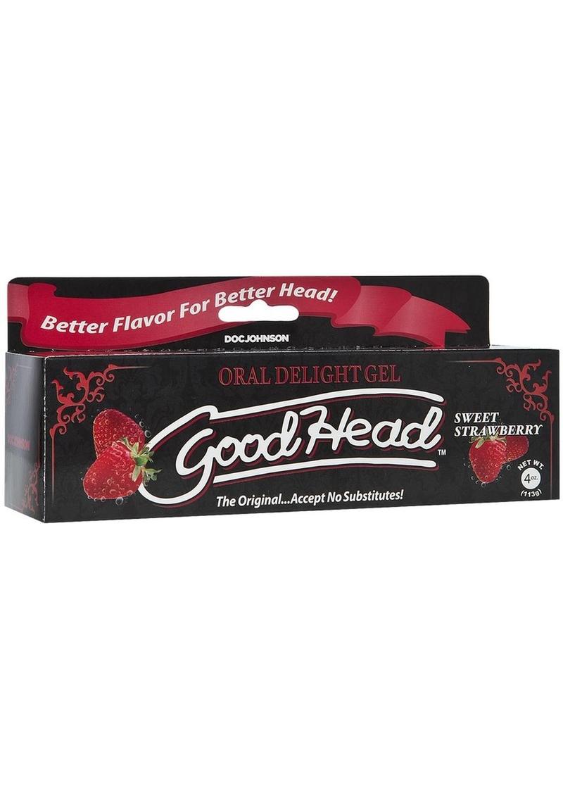 Load image into Gallery viewer, Goodhead Oral Delight Gel Sweet Flavored Strawberry - 4oz
