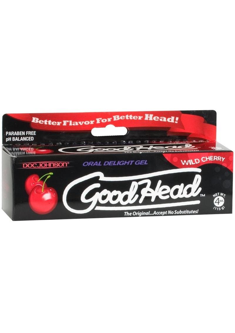 Load image into Gallery viewer, Goodhead Oral Delight Gel Wild Flavored Cherry - 4oz
