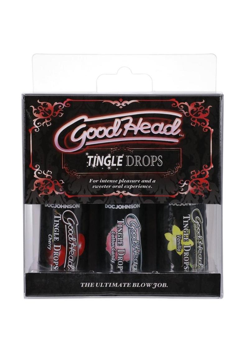 Load image into Gallery viewer, Goodhead Tingle Drops 1oz Assorted - 3 Pack

