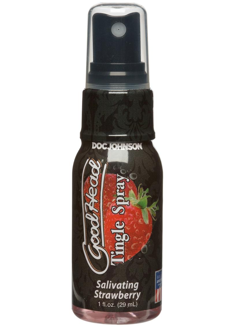 Load image into Gallery viewer, Goodhead Tingle Spray Salivating Strawberry - 1oz
