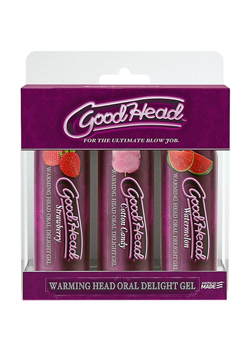 Load image into Gallery viewer, Goodhead Warming Head Oral Delight (3pc Set) Assorted Flavors
