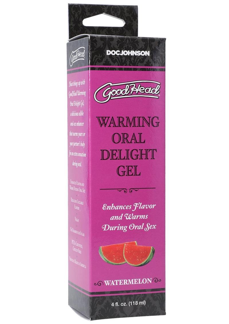 Load image into Gallery viewer, Goodhead Warming Head Oral Delight Gel Flavored Watermelon - 4oz
