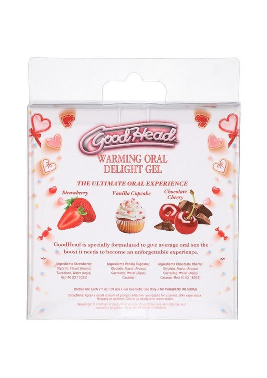 Goodhead Warming Oral Delight Gel Assorted Flavors