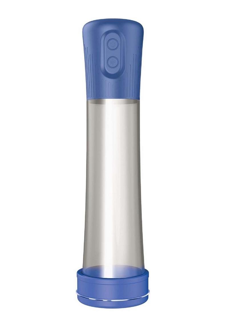 Load image into Gallery viewer, H2o Rechargeable Penis Pump - Blue
