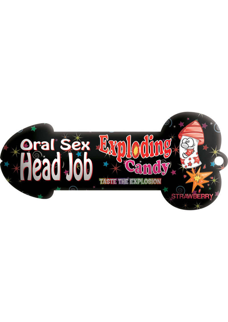 Load image into Gallery viewer, Head Job Oral Sex Exploding Candy Strawberry - 2.12 Ounce
