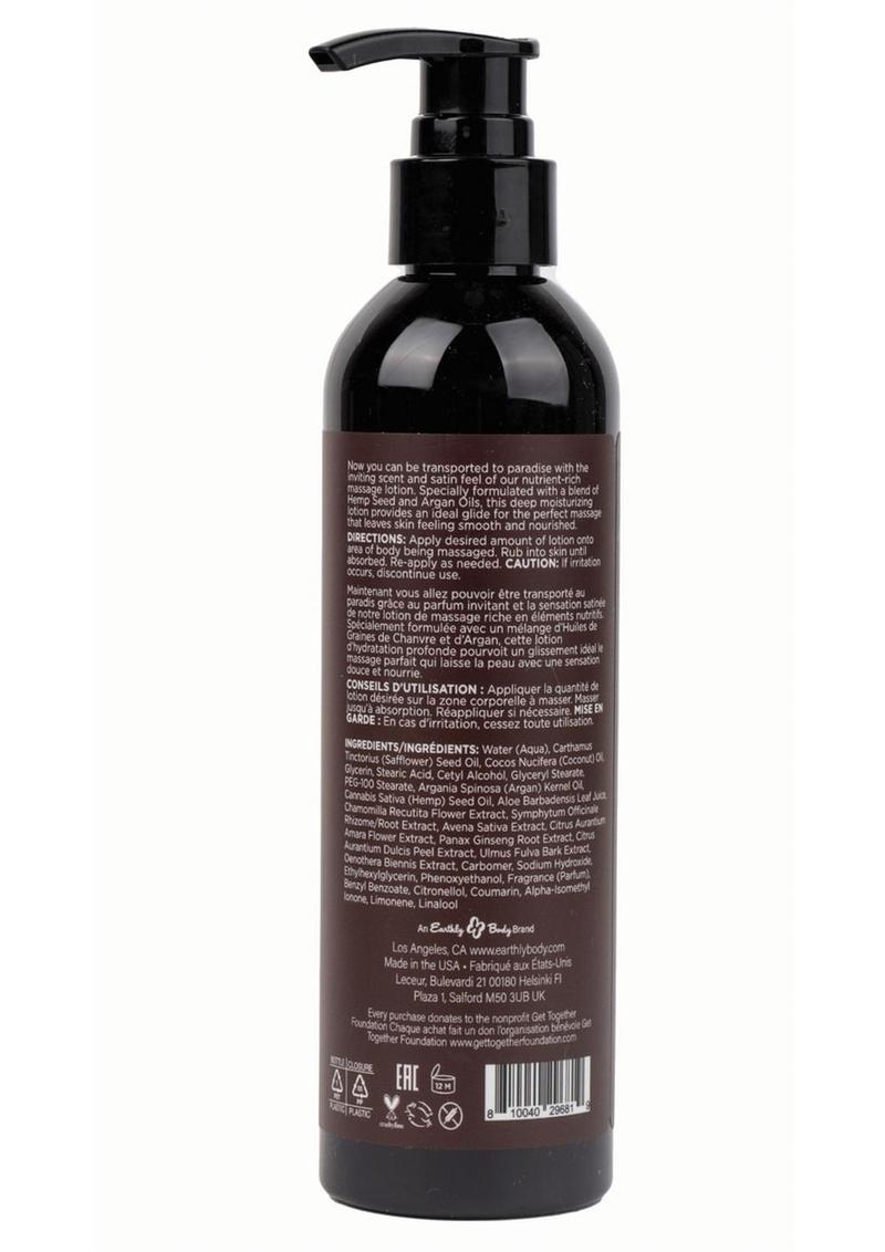 Load image into Gallery viewer, Hemp Seed Massage Lotion Kashmir Musk - 8oz
