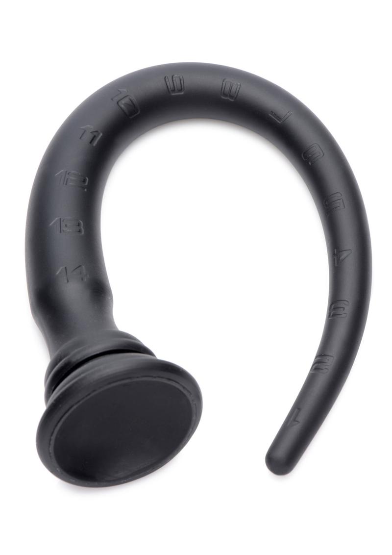 Load image into Gallery viewer, Hosed Tapered Silicone Hose Flexible Anal Play - Black - 15in
