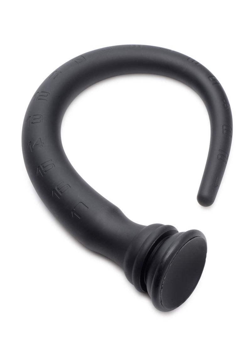Load image into Gallery viewer, Hosed Tapered Silicone Hose Flexible Anal Play - Black - 18in
