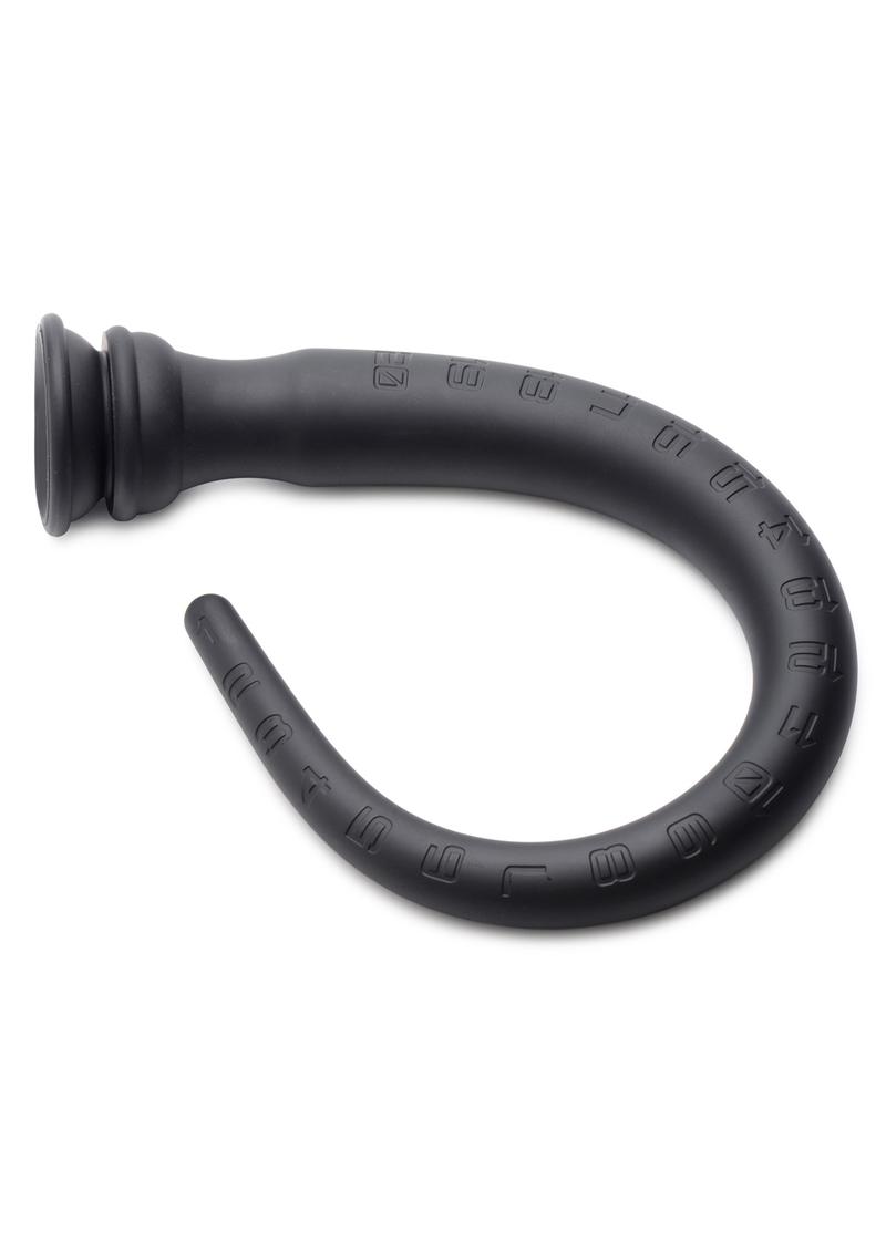 Load image into Gallery viewer, Hosed Tapered Silicone Hose Flexible Anal Play - Black - 22in
