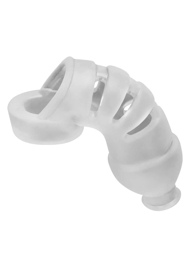 Load image into Gallery viewer, Hunkyjunk Lockdown Silicone Chastity Cage - Clear
