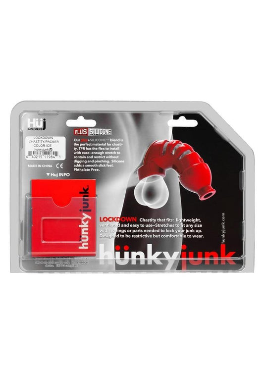 Hunkyjunk Lockdown Silicone Chastity Cage