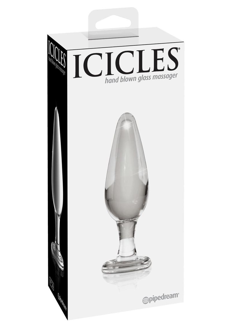 Load image into Gallery viewer, Icicles No. 26 Glass Anal Plug - Clear
