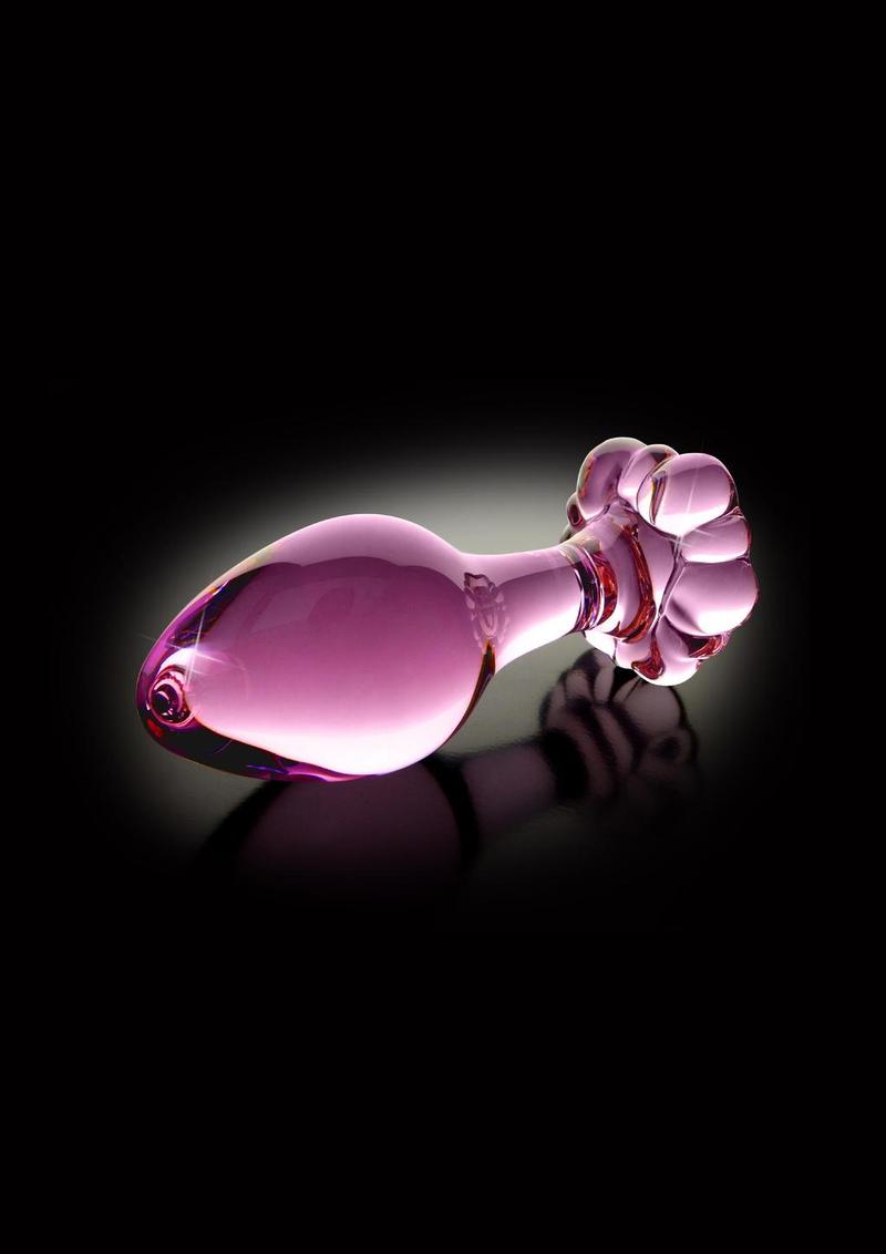 Load image into Gallery viewer, Icicles No. 48 Flower Shaped Glass Anal Plug
