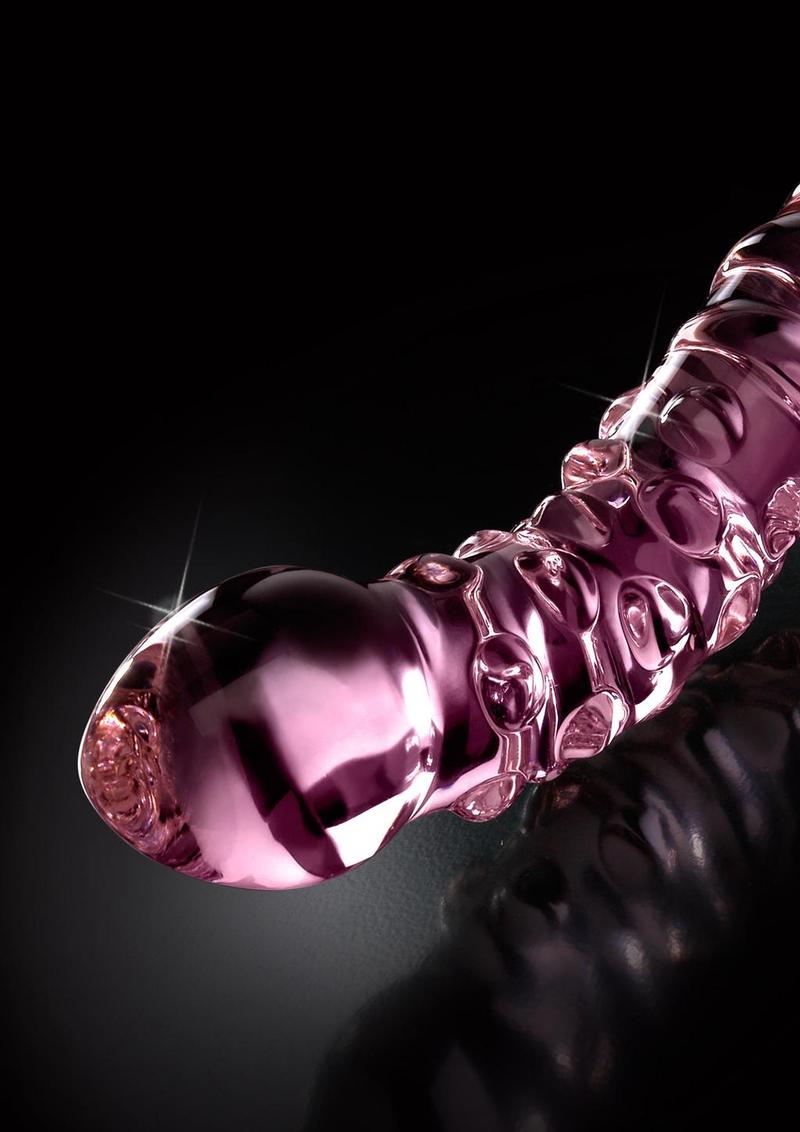 Load image into Gallery viewer, Icicles No. 55 Double-Sided Textured Glass Dildo

