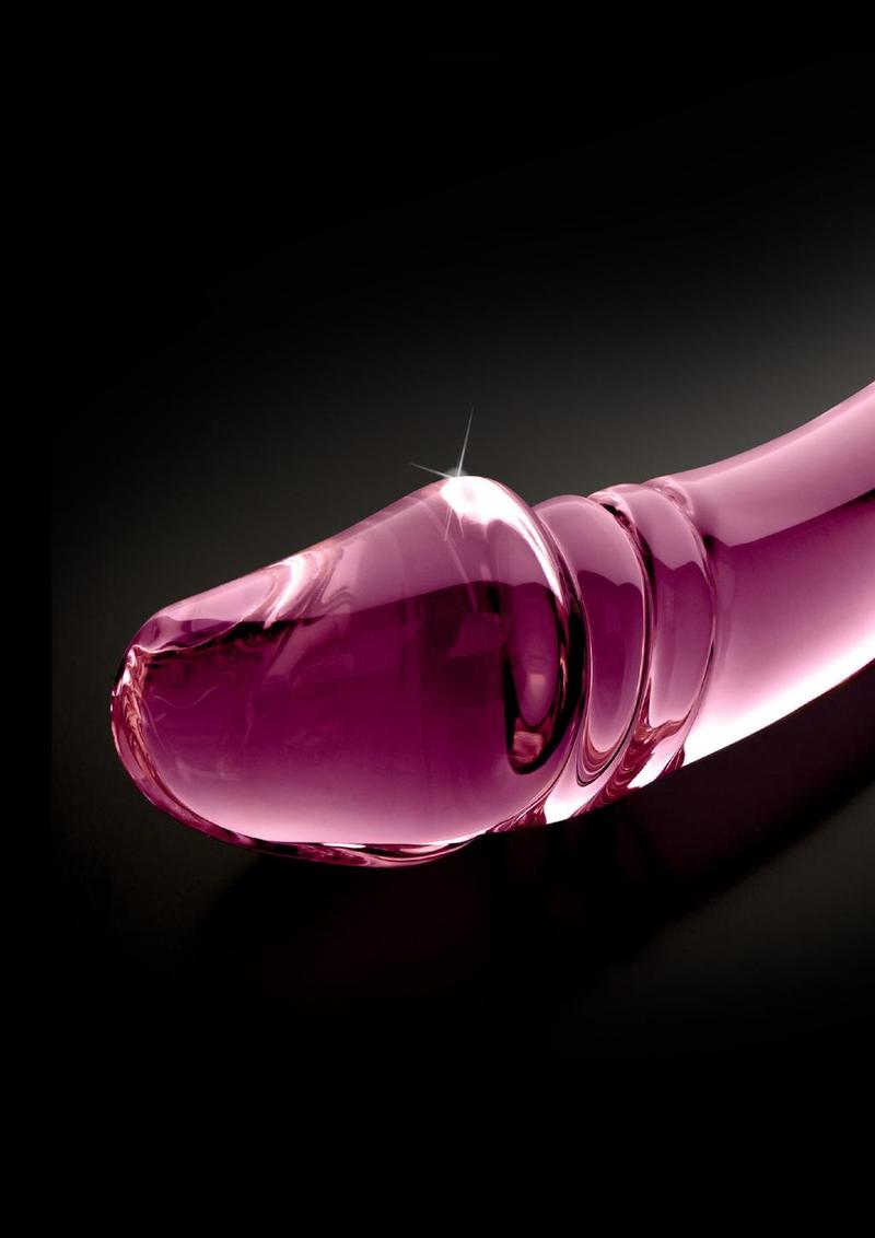 Load image into Gallery viewer, Icicles No. 57 Double-Sided Textured Glass Dildo
