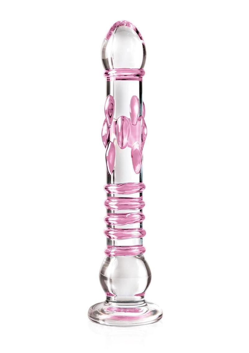 Load image into Gallery viewer, Icicles No. 6 Textured Glass Dildo
