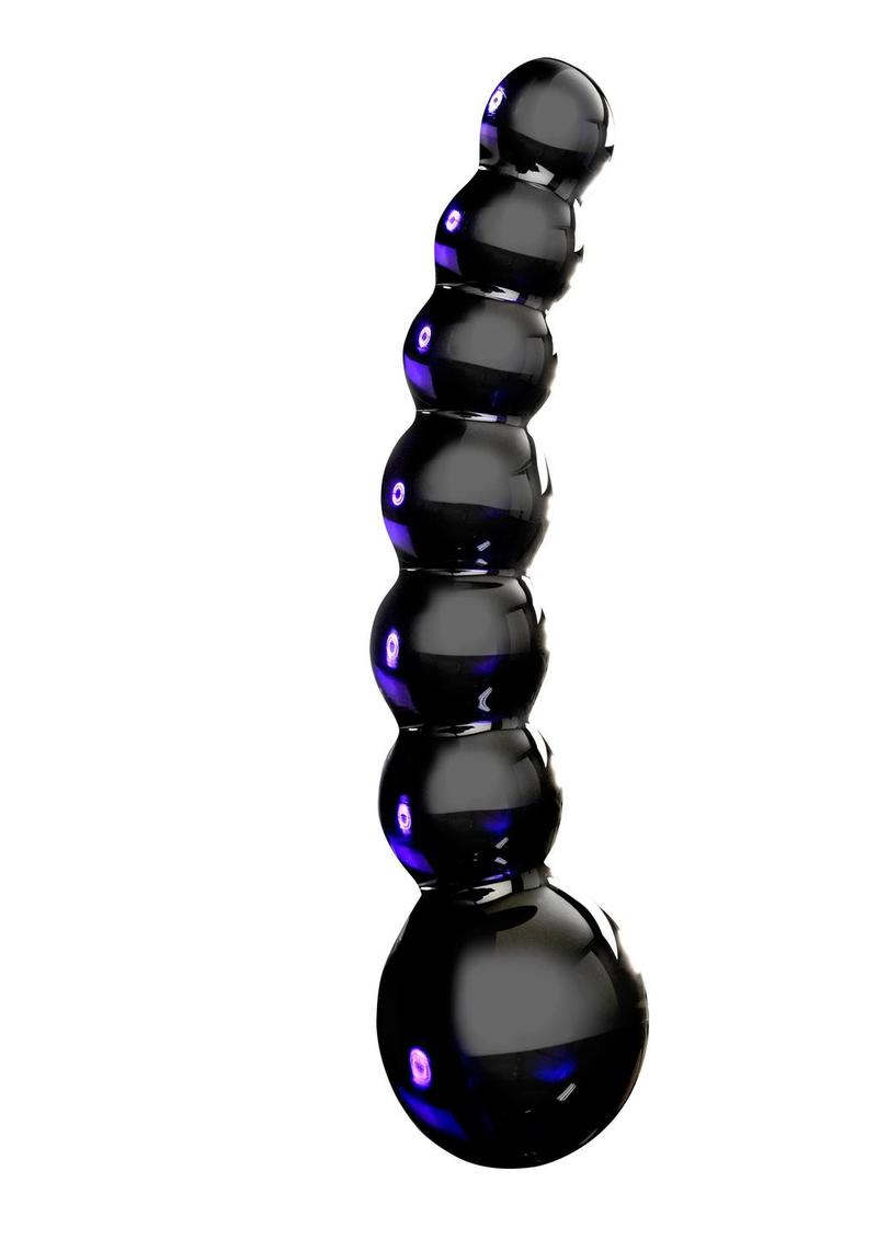 Load image into Gallery viewer, Icicles No 66 Beaded Anal Probe - Black - 4.75in
