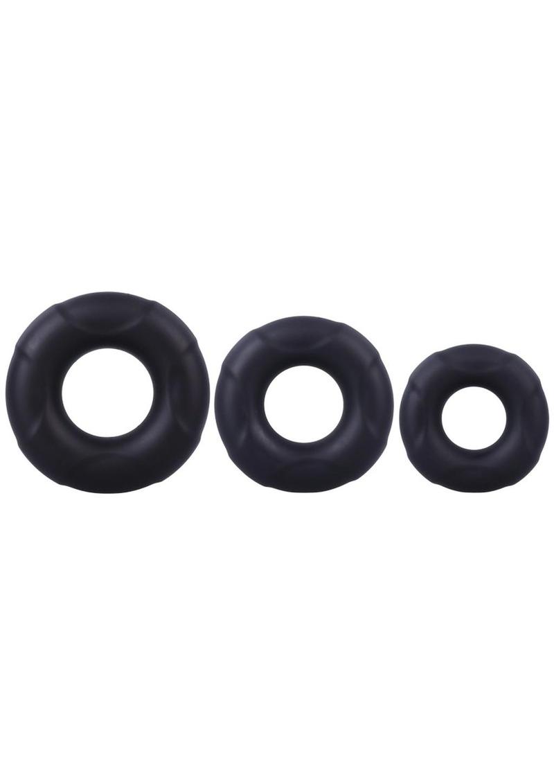 Load image into Gallery viewer, In A Bag Cock Ring - Black - Set
