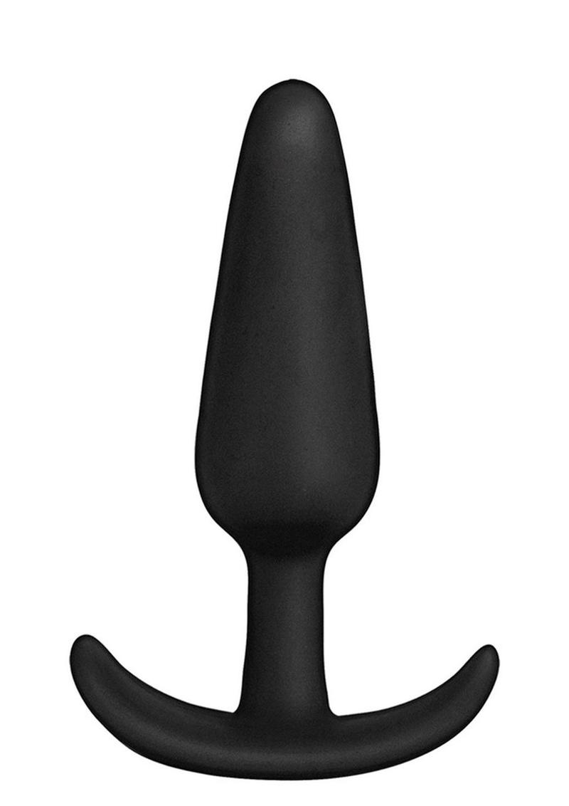 Load image into Gallery viewer, In A Bag Silicone Anal Plug - Black - 4in
