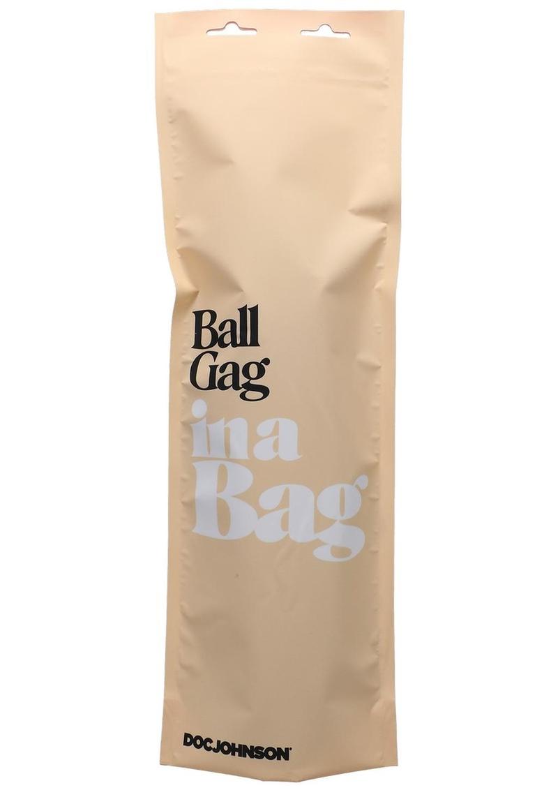 Load image into Gallery viewer, In A Bag Vegan Leather Ball Gag - Black
