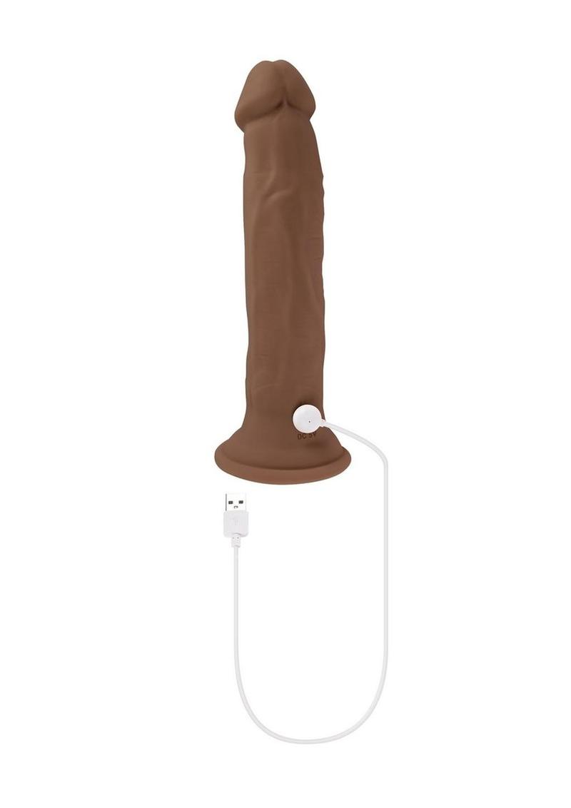 Load image into Gallery viewer, In Thrust We Trust Rechargeable Silicone Dildo with Remote
