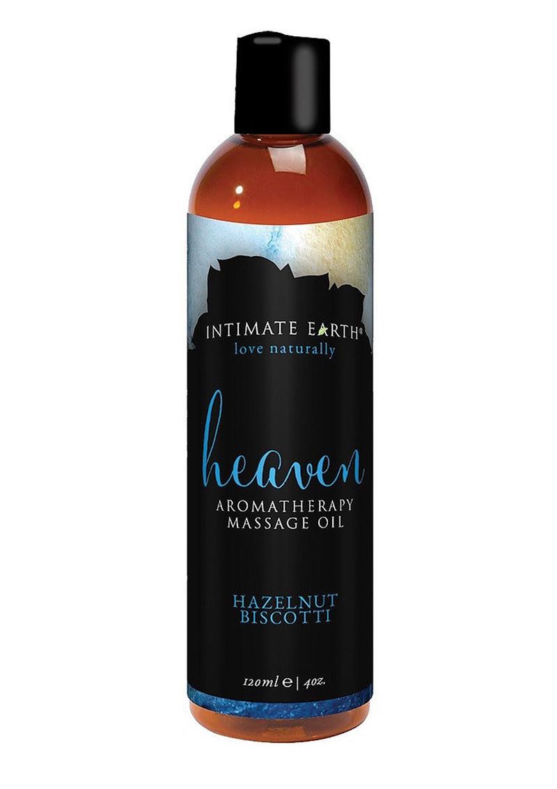 Load image into Gallery viewer, Intimate Earth Heaven Aromatherapy Massage Oil Hazelnut Biscotti - 4oz
