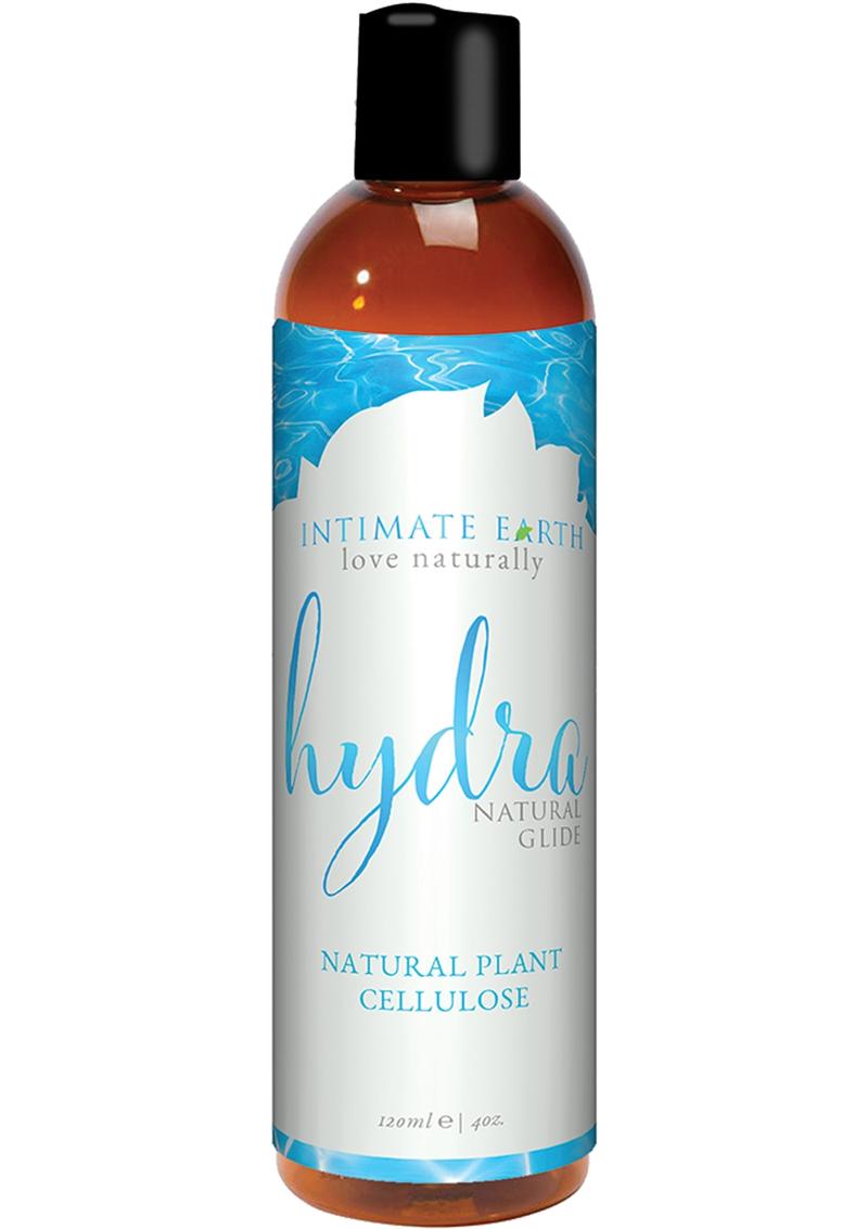 Load image into Gallery viewer, Intimate Earth Hydra Organic Water Based Glide Lubricant - Natural Plant Cellulose - 4oz
