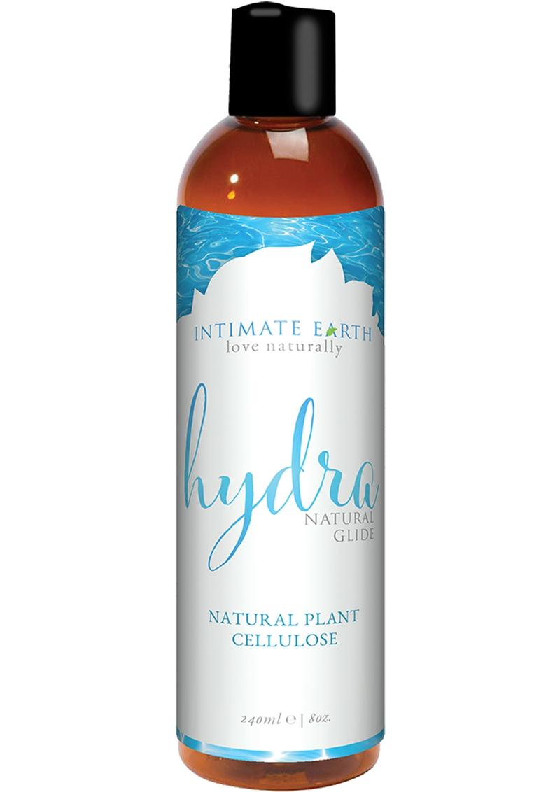 Load image into Gallery viewer, Intimate Earth Hydra Organic Water Based Glide Lubricant - Natural Plant Cellulose - 8oz
