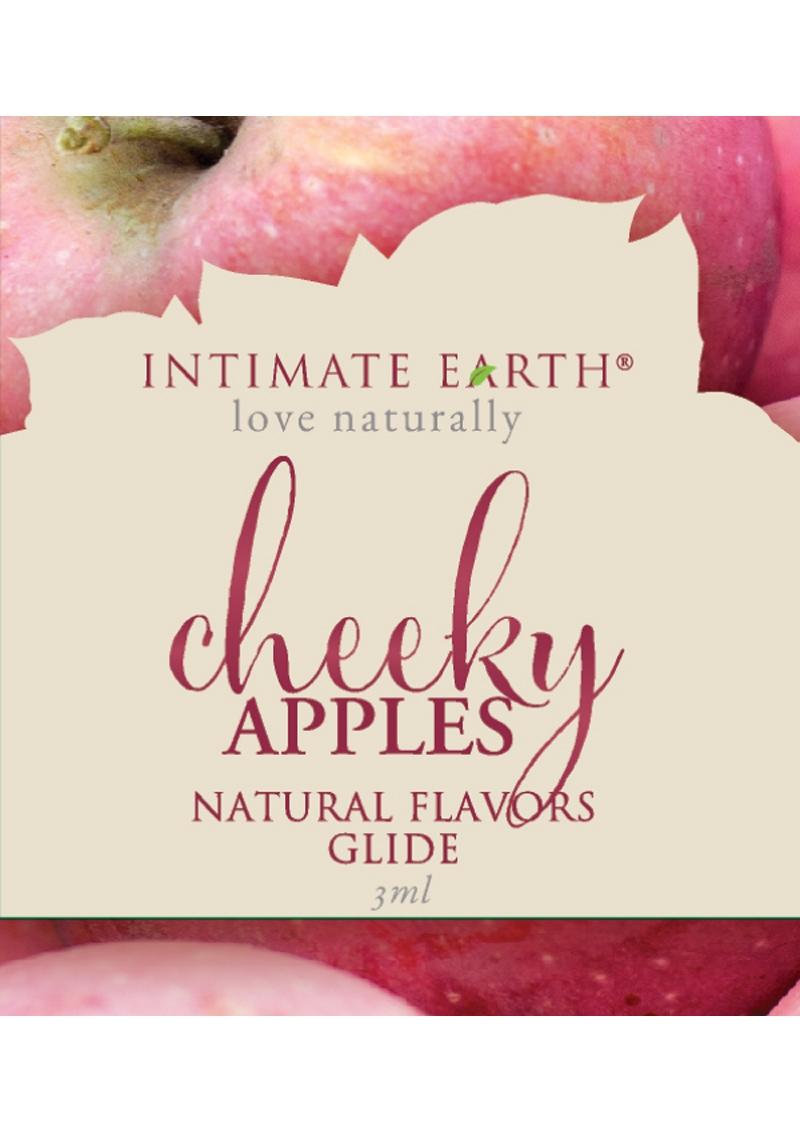 Load image into Gallery viewer, Intimate Earth Natural Flavors Glide Lubricant Cheeky Apples - 3ml Foil
