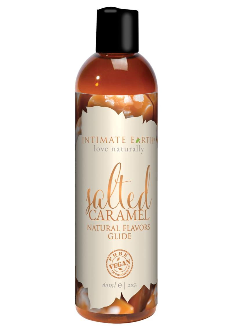 Load image into Gallery viewer, Intimate Earth Natural Flavors Glide Lubricant Salted Caramel - 2oz
