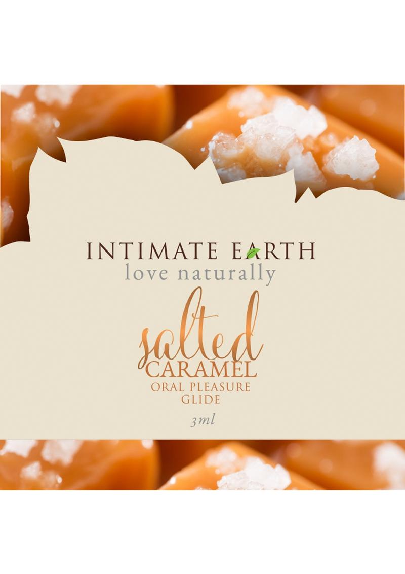 Load image into Gallery viewer, Intimate Earth Natural Flavors Glide Lubricant Salted Caramel - 3ml Foil
