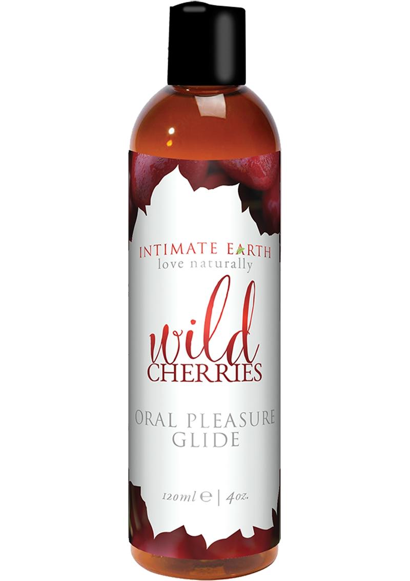 Load image into Gallery viewer, Intimate Earth Oral Pleasure Glide Lubricant Wild Cherries - 4oz
