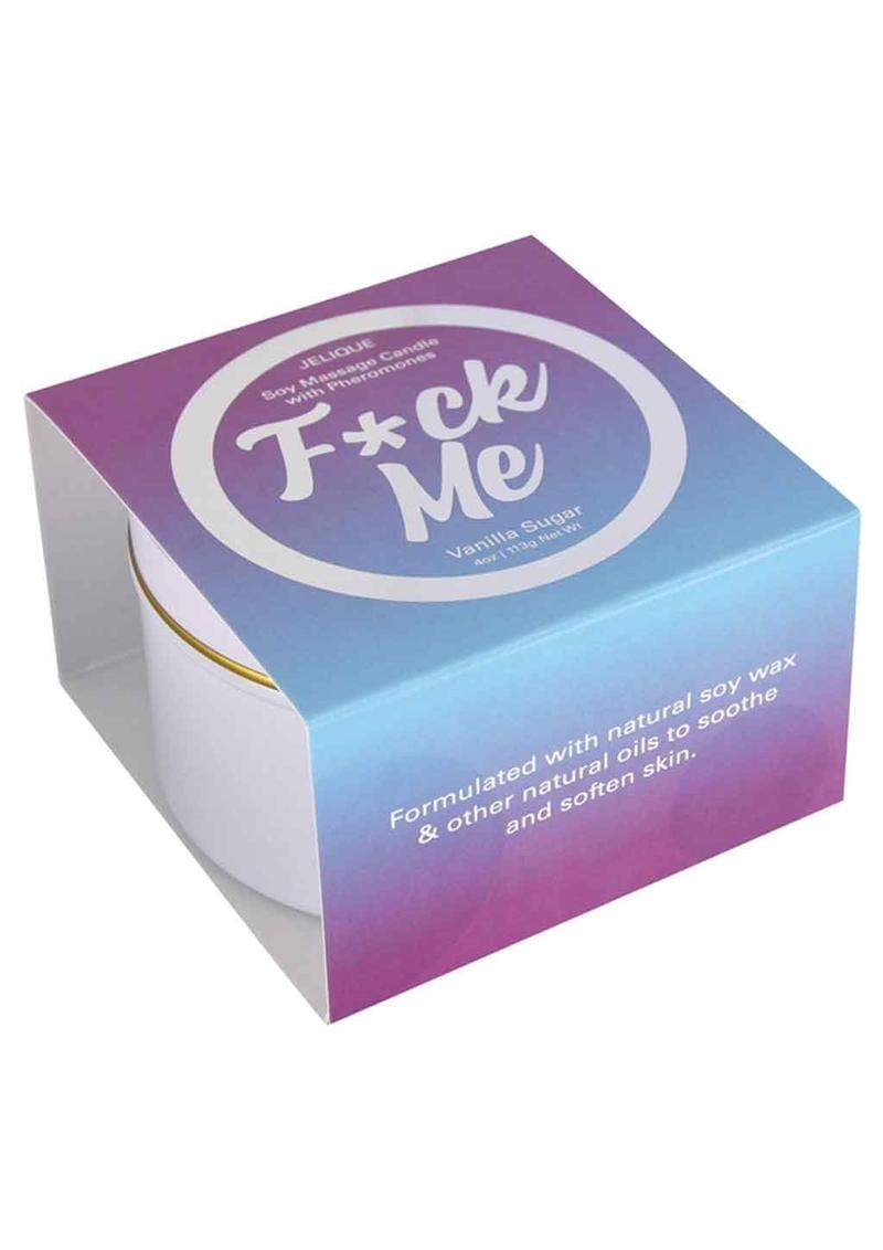 Load image into Gallery viewer, Jelique Massage Candle Pheromone F*ck Me Vanilla Sugar - 4oz
