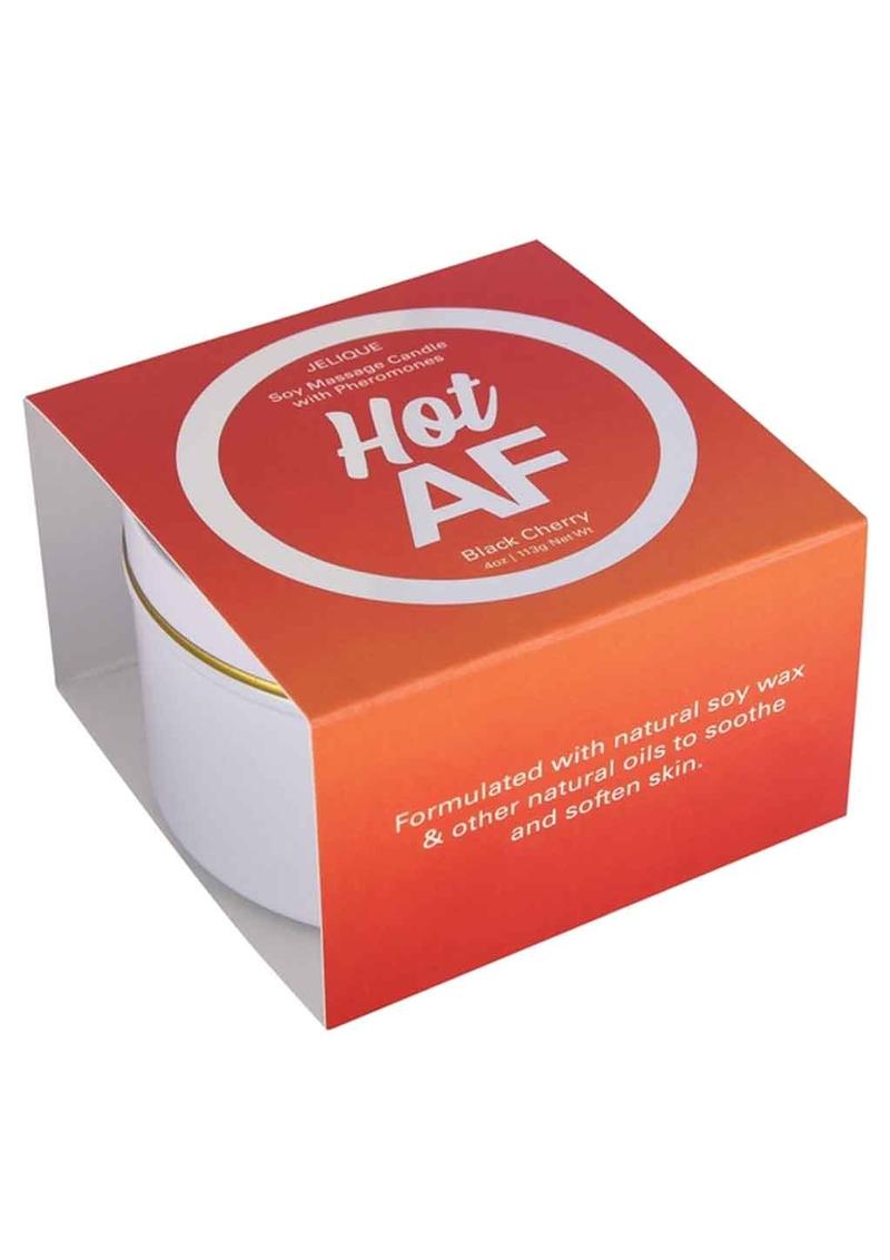 Load image into Gallery viewer, Jelique Massage Candle Pheromone Hot AF Black Cherry - 4oz
