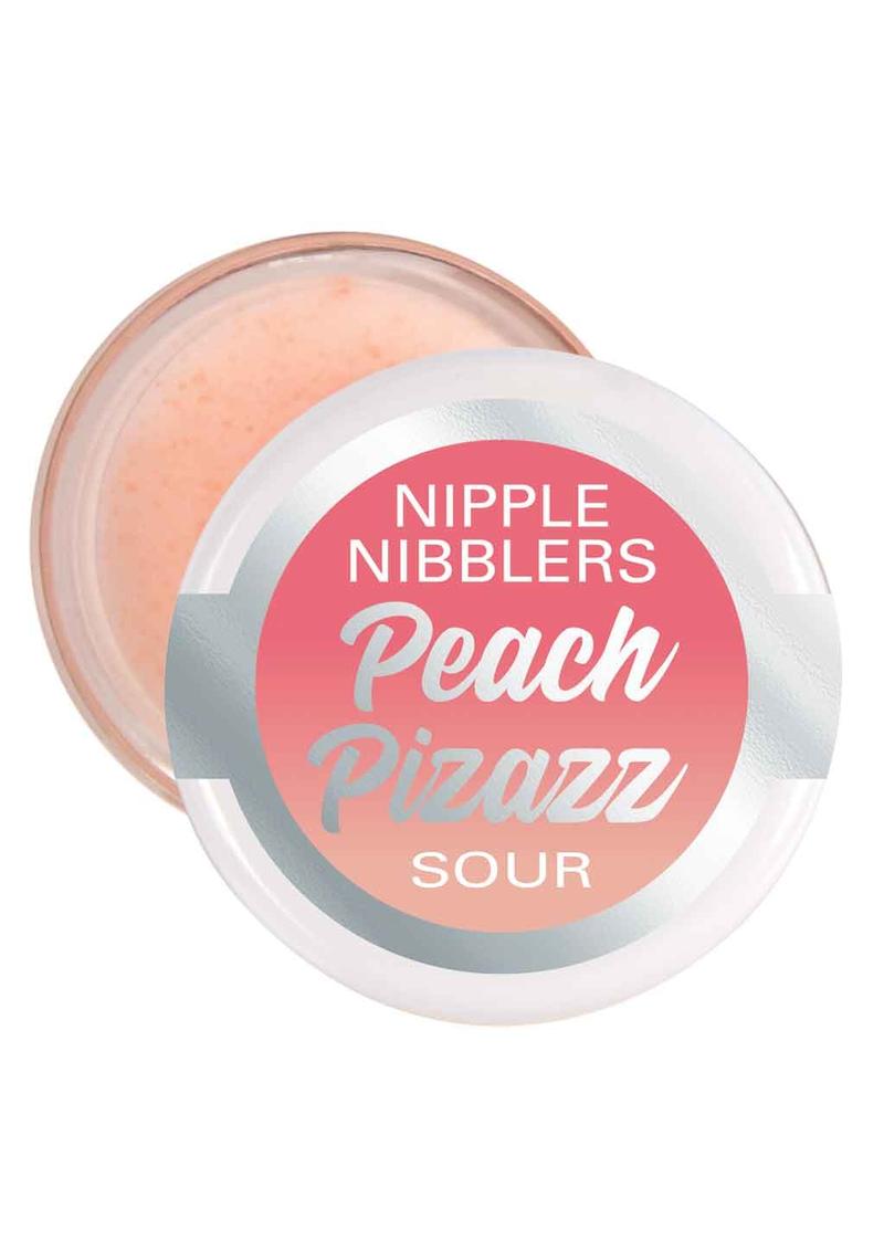 Load image into Gallery viewer, Jelique Nipple Nibblers Sour Tingle Balm Peach Pizazz 3 Gm. 1 Pc.
