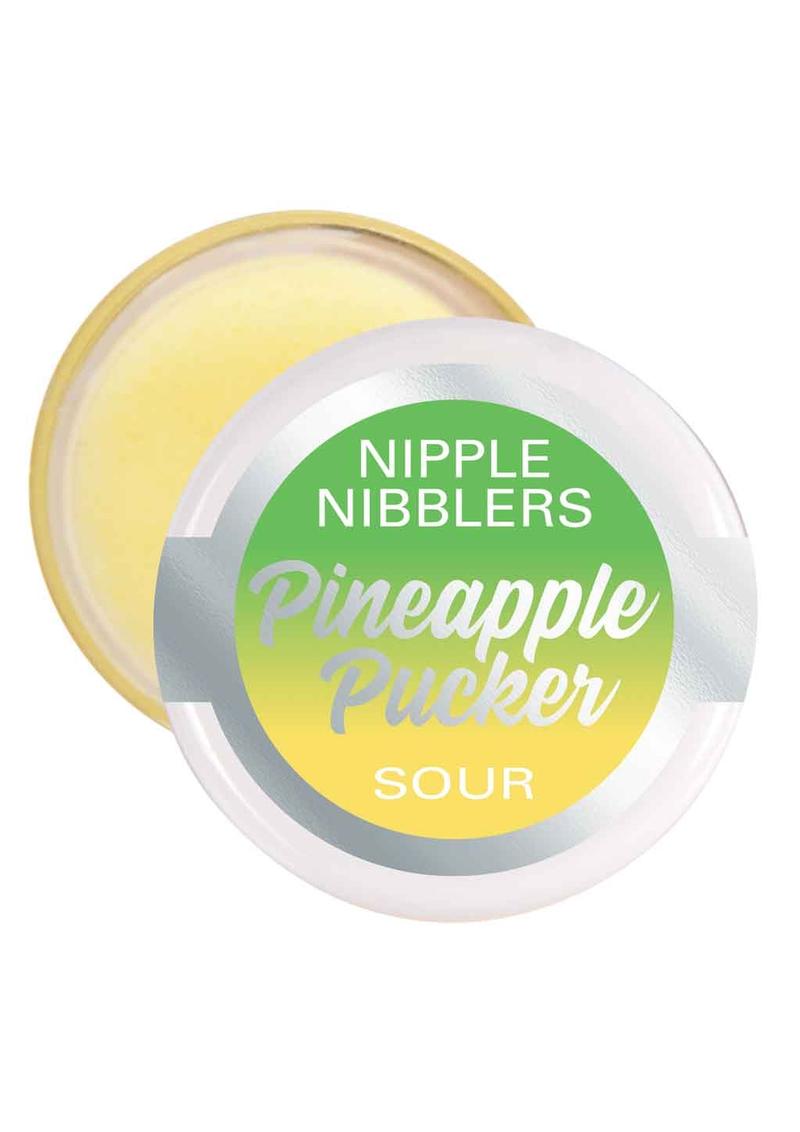 Load image into Gallery viewer, Jelique Nipple Nibblers Sour Tingle Balm Pineapple Pucker 3 Gm. 1 Pc.
