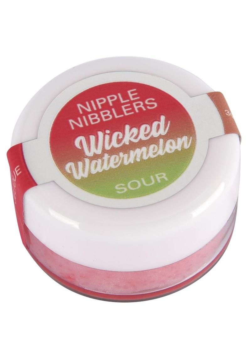 Load image into Gallery viewer, Jelique Nipple Nibblers Sour Tingle Balm Wicked Watermelon 3 Gm. 1 Pc.
