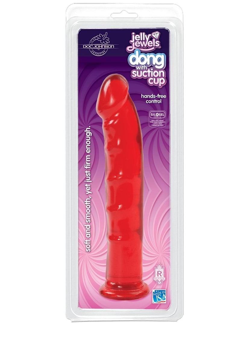 Load image into Gallery viewer, Jelly Jewels Dildo - Red - 8in
